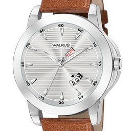 Walrus Maverick XVI Series Men Silver-Toned Day & Date Function Analogue Watch-picture-3