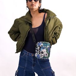 Primegear Floral Skull Sling Bag-39