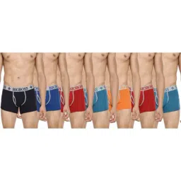 Dollar Bigboss Multicolored Cotton Regular Fit Trunks (Pack of 7)-image-30