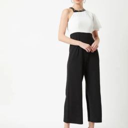 Miss Chase Black & White Maxi Jumpsuit-image-54