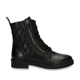 Bagatt Women's Zina Black Derby Boots-image-44