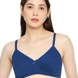 Smarty Pants Navy Cotton Medium Coverage T-Shirt Bra-picture-13