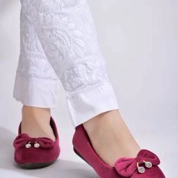 Shoetopia Women's Magenta Flat Ballets-image-87