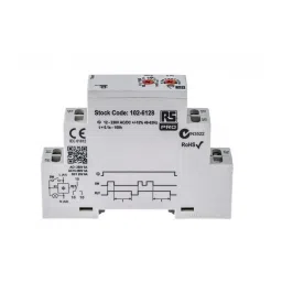 RS PRO Multi Function Timer Relay DIN Rail Mount 12 to 230 V AC/DC Model No. 1026128 image 4