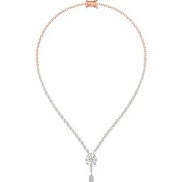 Joyalukkas 18k (750) Purity Rose Gold Floral Bliss Diamond Necklace-image-33