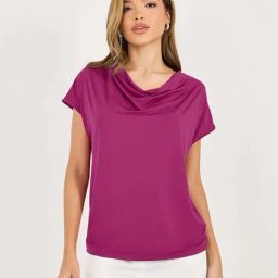 Styli Pink Plain Top-24
