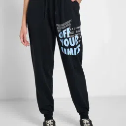Ajile by Pantaloons Jet Black Joggers-image-72