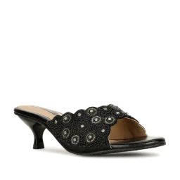 Bata Women's PEACH E 23 Black Ethnic Sandals-picture-12