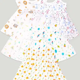 Kidbea Muslin Girls fabric baby girls frock | Packof 5-image-20
