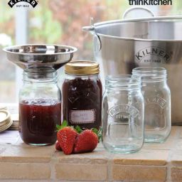 Kilner Transparent Glass Preserve Jars (1 L) - Set of 6-14