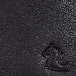 Kara Black Casual Leather Bi-Fold Wallet for Men image 5