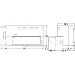 Omron Expansion Unit, XWT-ID16-14