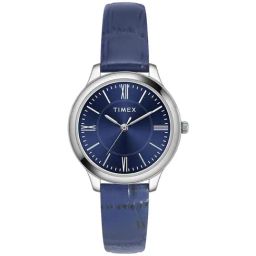 Timex Women Blue Round Dial Analog Watch - TWEL149SMU08-image-34