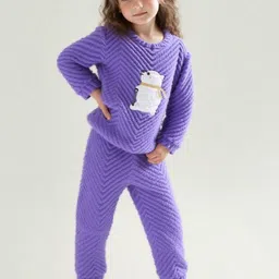 FITIN OUTFIT Girls Pure Wool Printed Clothing Set-picture-26