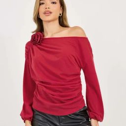 Styli Red Plain Top-picture-12