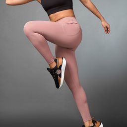CULT Women's Pink Train All Day COMFlex Tights-image-78