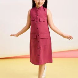 StyloBug Girls Pink Dress-image-39