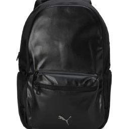Puma Black Solid Laptop Backpack-image-6