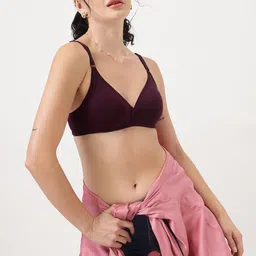 DressBerry Brown Full Coverage Non Padded Everyday Bra - All Day Comfort-36