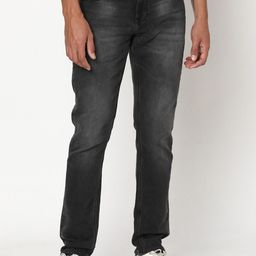 SPYKAR Men Slim Fit Low-Rise Light Fade Dark Shade Clean Look Stretchable Jeans-image-46