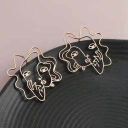 Sohi Gold Plated Designer Casual Drop Earrings-26