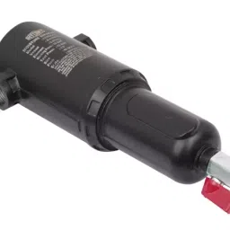 Airmax 12.7 mm (1/2 Inch) Aluminium Pressure Die Cast Moisture Separator with Lip Drain Bowl Screwed, COMBO-02-31