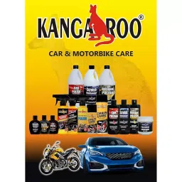 Kangaroo 125 ml Car Polish And 200 ml Dashboard Polish Spray with Two Foam Pads image 5