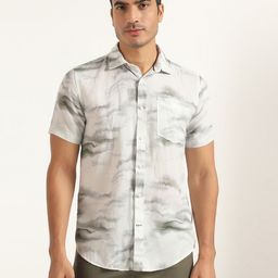 Blackberrys Slim Fit Printed Casual Shirt-image-95