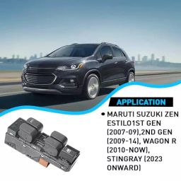 Uno Minda Power Window Switch - Main (4) with Window Lock (S21041-000M00) image 3