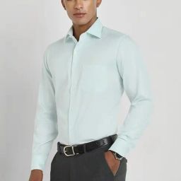Allen Solly Green Cotton Regular Fit Shirt-image-55