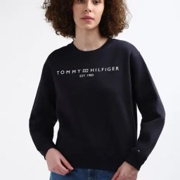 TOMMY HILFIGER Navy Graphic Print Sweatshirt-picture-49