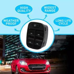 Uno Minda Power Window Switch - Main (4) with Window Lock (S21019) image 5