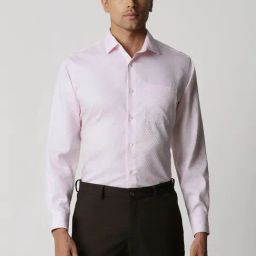 Van Heusen Pink Regular Fit Shirt-image-80