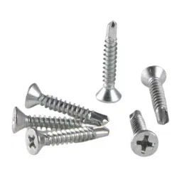 Immech 7 x 16 (D3.9mm) Nickel Plated Self Drilling Screw CSK Phillips Bugle Head Pack of 300 Pcs image 5