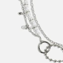 SOHI White Statement Party Fancied Body Chain image 5
