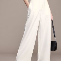 French Connection Women Wide Leg High-Rise Trousers-picture-21