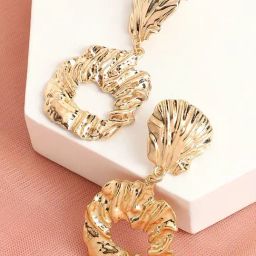 Sohi Gold Plated Designer Party Drop Earrings-18