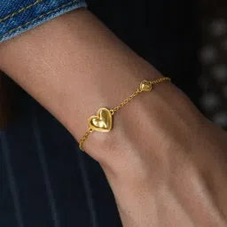 Shaya 925 Silver You and Your Signature Typos Bracelet in Gold-Plating-image-96