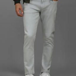 Louis Philippe Grey Regular Fit Jeans-image-15