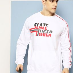 Slazenger Brand Logo Print Raglan Sleeve Sweatshirt-picture-54