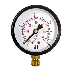 Japsin Instrumentation Commercial Pressure Gauge 0 to 4.2 Kg/cm² Range 63 mm (2½ Inch) Dial Size, JIPL-CPG-63MM-B1-91