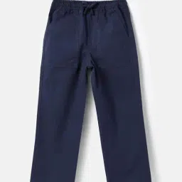 United Colors Of Benetton Boys Blue Cotton Regular Fit Trousers-picture-38