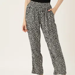 Rue Collection Printed Pure Cotton Lounge Pants-image-42