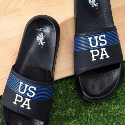 U.S. Polo Assn. Men's Black Slides-image-59