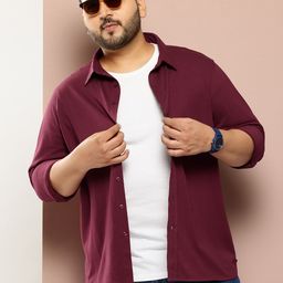 Sztori Men Plus Size Classic Pure Cotton Casual Shirt-image-67