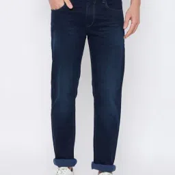 Duke Dark Blue Comfort Fit Stretchable Jeans-picture-1