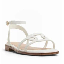 Aldo Women's GREENGROVE White Ankle Strap Sandals-image-73