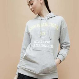 KAPPA Grey Print Hoodie-10
