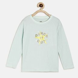 MINI KLUB Green & Yellow Print Cotton Top-image-14
