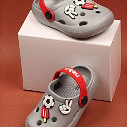 NEOZ Kids Applique Rubber Clogs-image-34